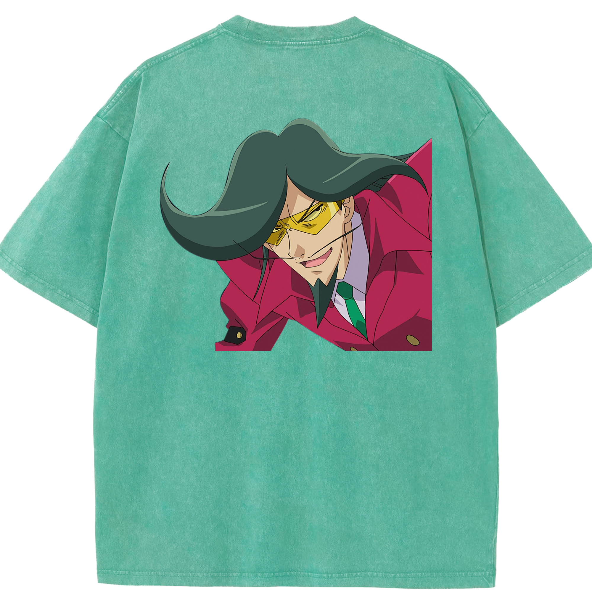 （画像用） 遊☆戯☆王 Yu-Gi-Oh! 綿100% ヴィンテージ風 半袖Tシャツ（背面プリント）